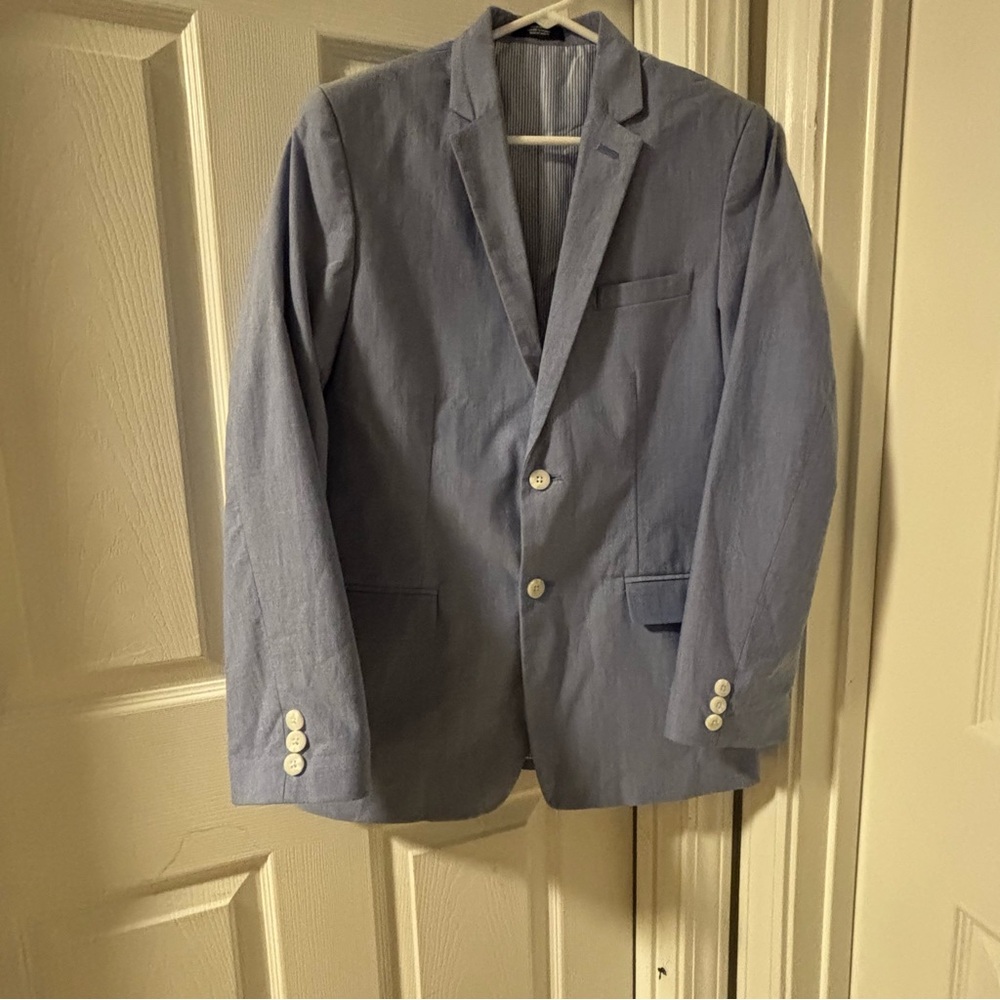 Izod Light Blue Kids Blazer Size 18 R - Picture 4 of 11